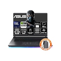 Asus Rog Strix G16 G614FRS5112P324 R9-9955HX RTX 5070 Tİ 12 GB 40 GB 2 TB SSD 16" Free Dos QHD+  Dizüstü Bilgisayar
