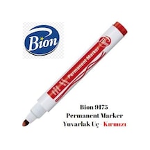 Bion 9175 Permanent Marker Yuvarlak Uç – Kırmızı