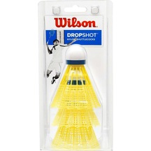 Wilson Badminton Topu Dropshot 3 Clamshel Ye Wrt6048ye