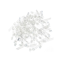 Koodmax-3Mm Şeffaf Yeşil Led - 4000-5000 Mcd 10 - 50 - 100' Lü Paket 100 Adet