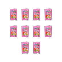 Burpak Frozen Kalın Kokteyl Buzlu İçecek Pipet - Düz - Pembe - 22 Cm. - 8 Mm. -100 Adetlik 10 Paket