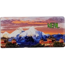 Nepal Temalı Plaka Magnet