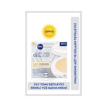 Cellular Expert Finish Cushion Renkli Yüz Bakım Kremi 15ml, Spf15, Açık Ton, Nemlendirici, Hyaluron
