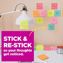 Süper Yapışkan Notlar, 7,62 X 7,62 Cm, 24 Ped/paket, 70 Yaprak/ped, Amazon'a Özel Parlak Renk Koleksiyonu, Aqua Sıçraması, Asit Kireç, Tropikal Pembe Ve İris İnfüzyonu