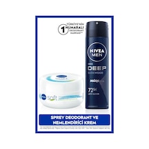 Nivea Men Erkek Sprey Deodorant Deep DiMension 150 ML + Soft Nemlendirici Vücut Kremi 100 ML