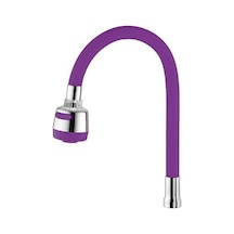 Esnek Kıvrılabilir Silikon Batarya Borusu Başlığı Mor