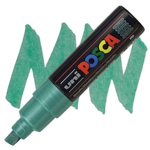 Uni Posca Marker Pc-8K 8.0 Mm Metallic  Green