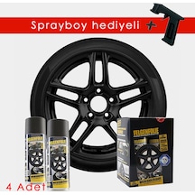 Jant Folyo 4Lü Set - Mat Siyah