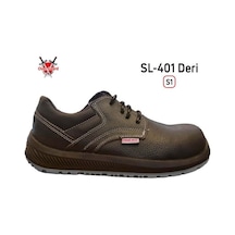 Overguard Kompozit Burunlu Deri Sl-401 S1 İş Ayakkabısı Siyah