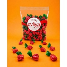 Çilekli Torbacık Sert Şeker 1000g