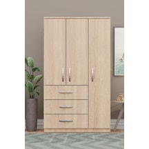 Gm 302-s Ece Lüx 3 Kapı 3 Çekmeceli Sonomo Gardırop