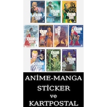 Vinland Saga 1-2-3-4-5-6-7-8-9-10 Manga Seti 10 Kitap / Anime-manga Sticker Ve Kartpostal