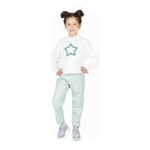 Bestkids Kız Çocuk Kapüşonlu Yıldızlı Sweatshirt 6-14 Yaş 001