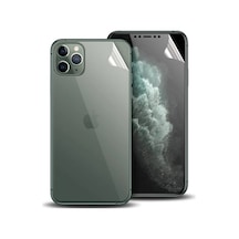 iPhone Uyumlu 11 Pro Film Ön Arka Full Koruyucu Membran Nano Hidrojel Koruyucu Set- 1903 - Renk: Şeffaf 2