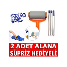Damlatmayan Boya Rulosu Saplı Boyacı Rulo Fırça Seti Pintar Facil N11.792