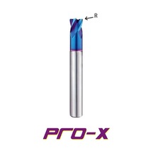 Pro-X Çap - Çap 10 Mm R1 4 Ağızlı Kaplamalı Karbür Freze