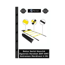 Delux Serisi Hazırlık Egzersiz Hareket Ant-4mt Antreman Merdiveni 4 Mt