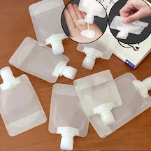 3 Adet 100ml Krem Şampuan Kabı Tekrar Kullanılabilir Set 5468 Çok Renkli