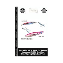 Olta Yemi Hafta Sonu Yaz Sezonu Hayabusa Ex 976 Eye Slow Slim 40gr Light Jig Suni Yem