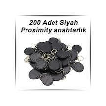 200 Adet Siyah Proximity Anahtarlık