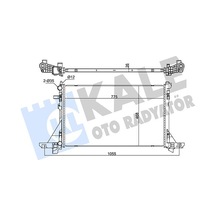 Kale 355815 Motor Su Radyatörü - Renault Master 2015- 2.3 Dci Dizel 2140000q2a - 2140000q2e - 4406316 - 4419451 - 4421802 - 93197531 - 95507804 - 95514139 - 214004474r - 214101169r - 214106759r