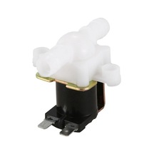 Ulzyvf Xhhdqes 2x 3/8 Inç 12vdc Hortum Dikenli Valf, Plastik Solenoid Valf, Beyaz Ve Siyah