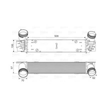 Bmw 320d E90 Turbo Radyatoru 2005-2007 M47d20 N47d20a N47d20c Valeo 818594