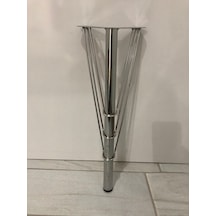 Metal,venüs 40 10 10 Cm Krom ,sehpa,puf ,sandalye Ayağı 4 Adet