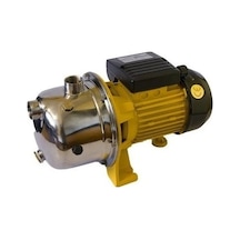 Vpi100 İnox Paslanmaz 1 Hp 220v Krom Milli Çelik Fanlı Jet Pompa - Bakır Sargı