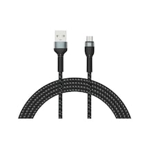 Forzacase FC312  2A 2 M Micro USB Örgülü Şarj Ve Data Kablosu