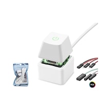 NODAR ND2810 Masaüstü Bilgisayar RGB Power Tuşu Beyaz