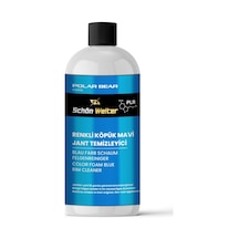 Araç Oto Mavi Jant Temizleyici - Renkli Köpük Sprey 500ml Polar Bear