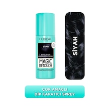 Magic Retouch Beyaz Dipleri Kapatıcı Sprey 75 Ml - Siyah