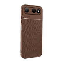 Tecno Spark 50 5g Auto Focus Karbon Kapak - Kahverengi