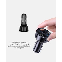Zengemtx Araç İçi Telefon Tutucu + Quick Charge 3.0 Araç Şarj Cihazı Seti Çok Renkli