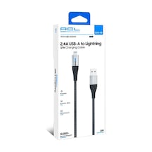 ACL 2.4A 12w - 1.2M Ledli Hızlı Usb Lightning Sarj Kablosu