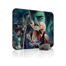 Devil May Cry Kaymaz Dikişli Kauçuk Oyuncu Mousepad V1 - 48x40 Xl Gaming Mouse Pad Fare Altlığı