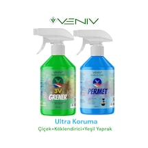 3v Permet & Grener Bitki Bakım Seti-500 Ml Yaprak Temizleyici-mantar Önleyici+bitki Besini 2
