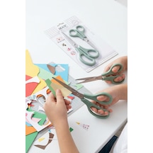 Makri Home 2'li Çok Amaçlı Makas Seti Küçük Boy Yeşil, 14.5 Cm
