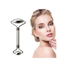 Metal Cilt Sıkılaştırıcı Face Gua Sha Rulosu Yüz Masaj Roller Model 1