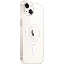 İphone 14 Kılıf Magneticsafe Şeffaf Silikon - Şeffaf