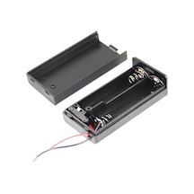 Ic-233c Kapaklı Switchli 2'li Aa Pil Yuvası