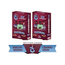 Trabzonspor Pulse Lisanslı Futbolcu Kartları 2 Kutu 20 Adet 2025 - 2026 Sezonu