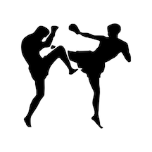 Kickboxers Komik Araba Sticker Yapıştırması