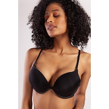 Lenaca Garland Heavy Push Up Bra, Siyah Konforlu Ve Şık Sütyen Çok Renkli