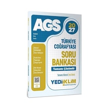 Yediiklim 2027 Meb-ags Türkiye Coğrafyası Soru Bankası Çözümlü