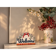 El Yapımı Seramik Welcome Dekor Giriş & Antre Dekoru 0