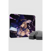 Lisa Genshin Impact Anime Oyuncu V4 - 22x18 Gaming Mouse Pad Fare Altlığı