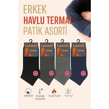 Pars Thermal Havlu Patik Çorap Çok Renkli