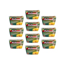 Polimex Endüstriyel Büyük Boy Oluklu Bulaşık Süngeri 10 x 4'lü 4.5 x 9 x 12 CM